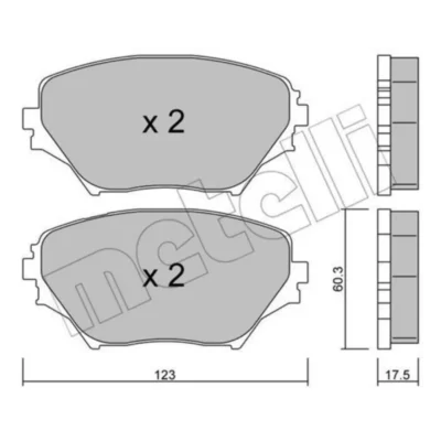 Pastillas de freno M2204300